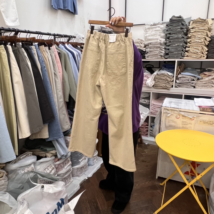 DELI JENNY韓國直郵女士新款時尚25春夏推薦休閑熱賣休閑褲THERE休閑褲