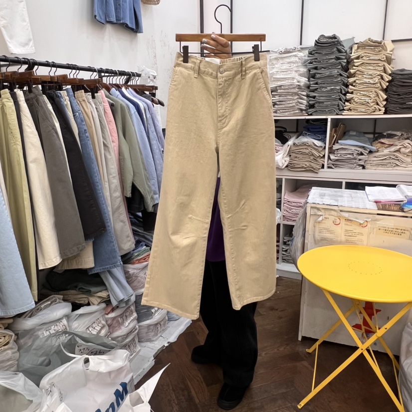 DELI JENNY韓國直郵女士新款時尚25春夏推薦休閑熱賣休閑褲THERE休閑褲圖色2
