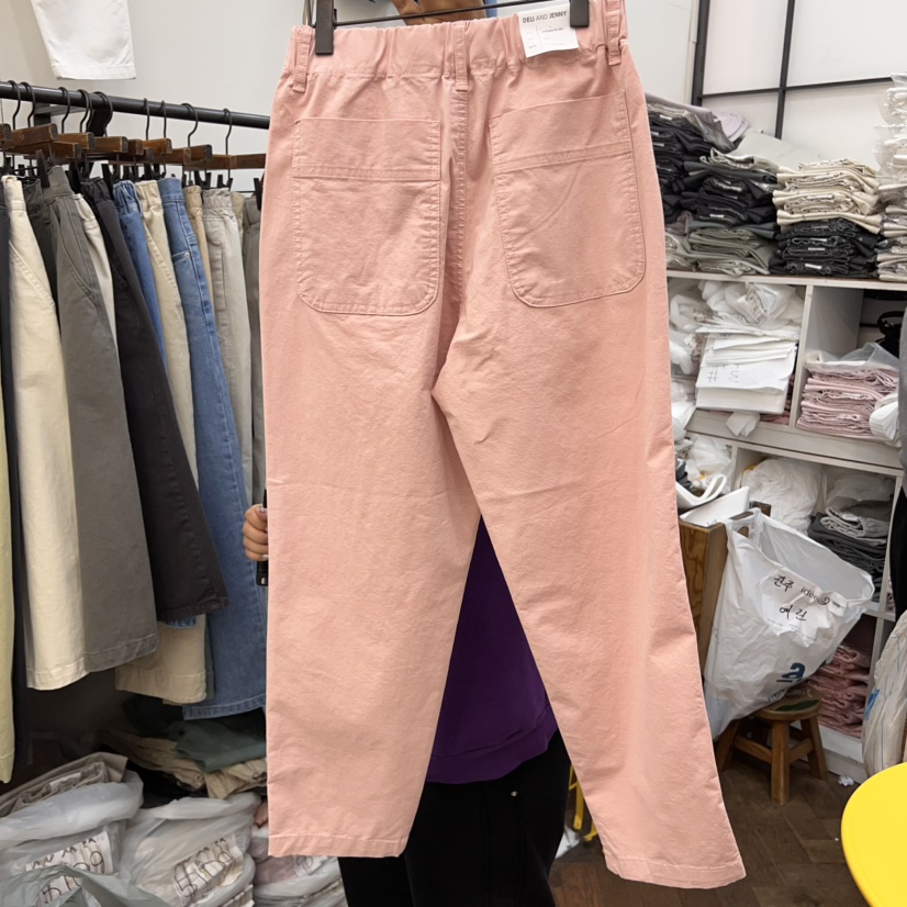 DELI JENNY東大門實拍女裝新款職業人氣熱賣25春夏時尚休閑褲THERE休閑褲