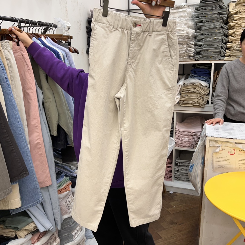 DELI JENNY東大門實拍女裝新款職業人氣熱賣25春夏時尚休閑褲THERE休閑褲圖色2