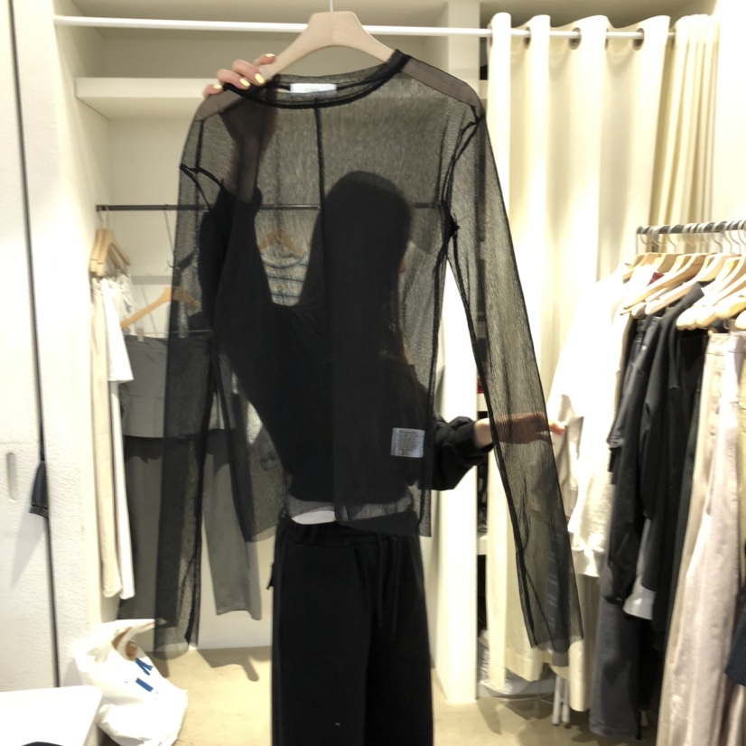 IR BIEN東大門實拍女裝新品時尚25春夏職業真品推薦長袖T恤ir bien-A長袖T恤