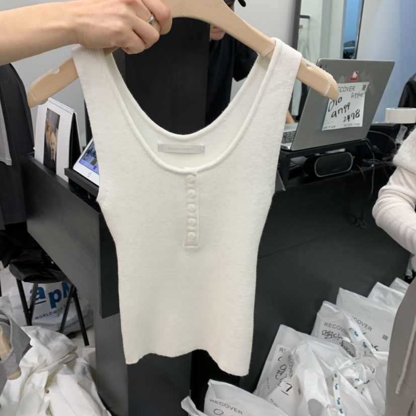 RECOVER-OT韓國直郵女士新品真品推薦職業休閑熱賣吊帶背心RECOVER/MOMENT吊帶/背心圖色2