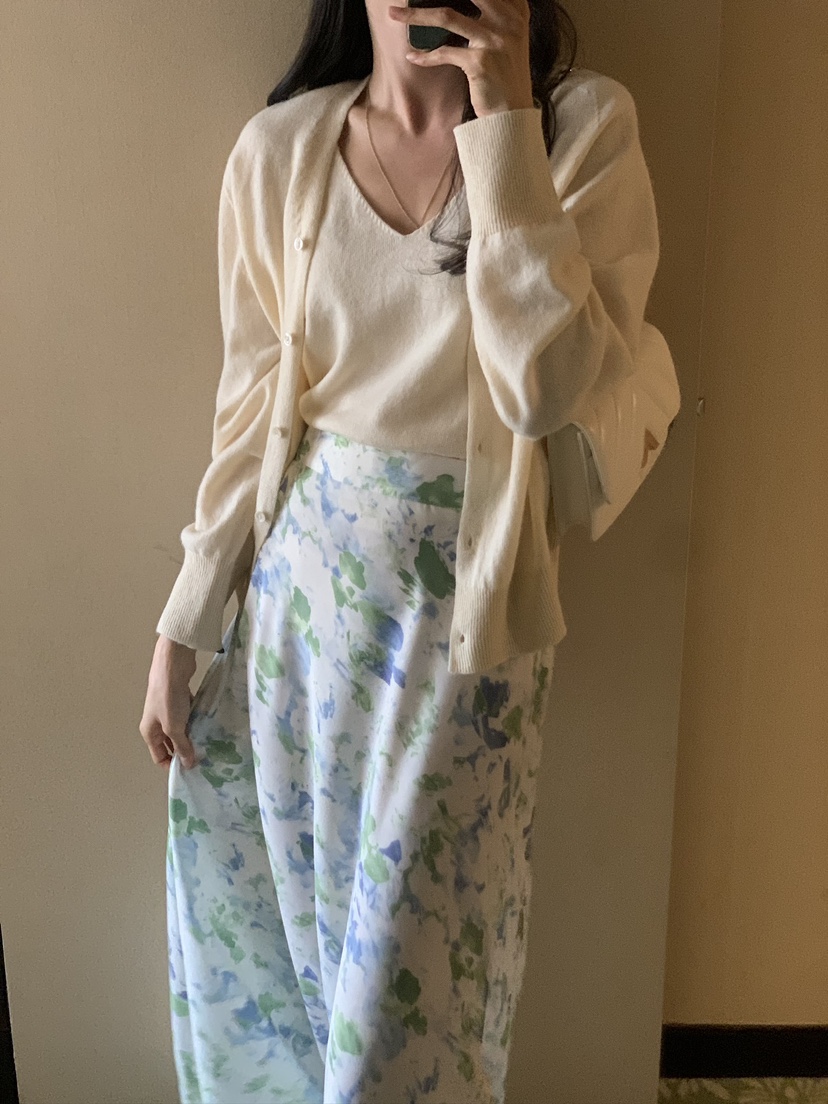 FRILL-T韓國直郵㊣女裝新款熱賣推薦25春夏人氣職業休閑長裙FRILL-T長裙