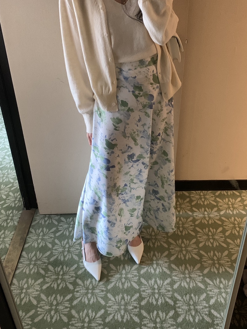 FRILL-T韓國直郵㊣女裝新款熱賣推薦25春夏人氣職業休閑長裙FRILL-T長裙