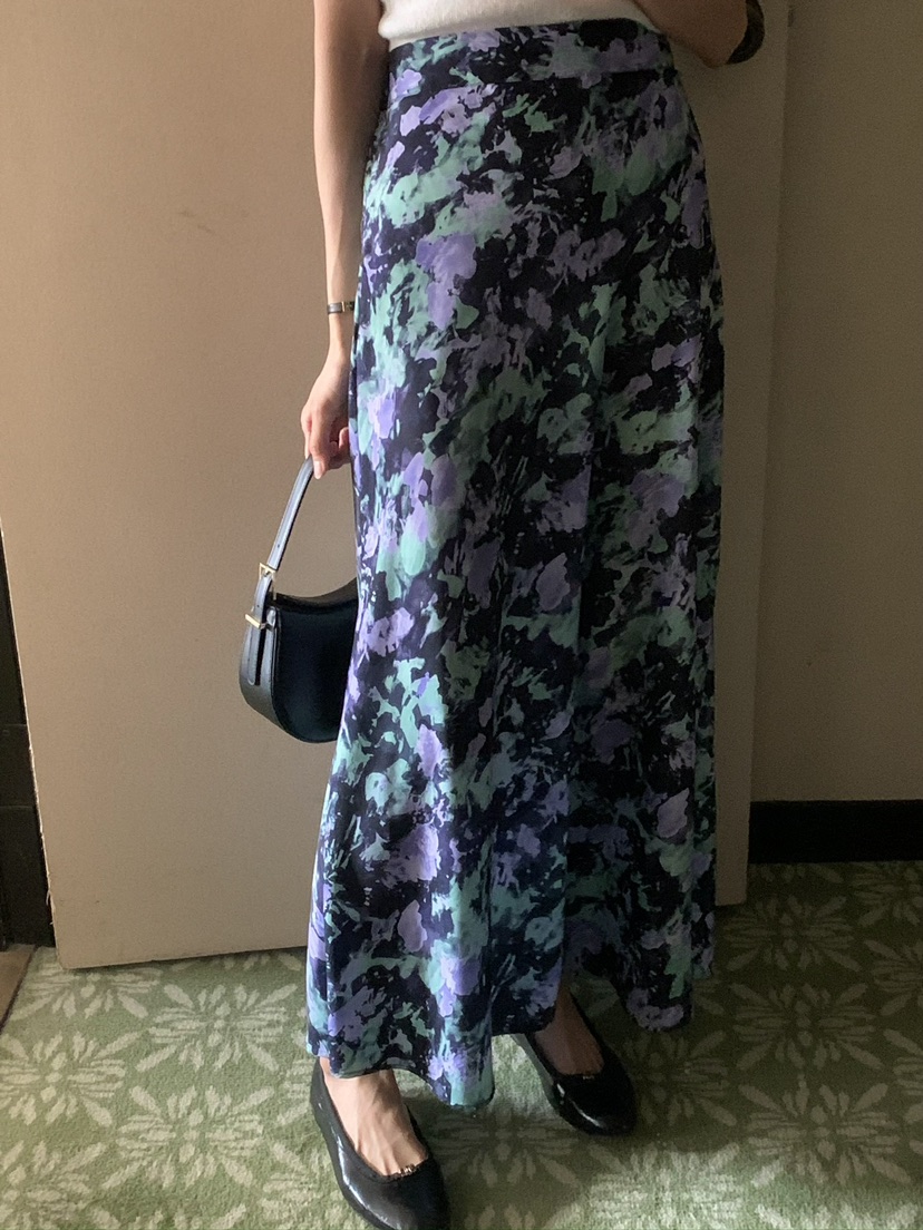 FRILL-T韓國直郵㊣女裝新款熱賣推薦25春夏人氣職業休閑長裙FRILL-T長裙