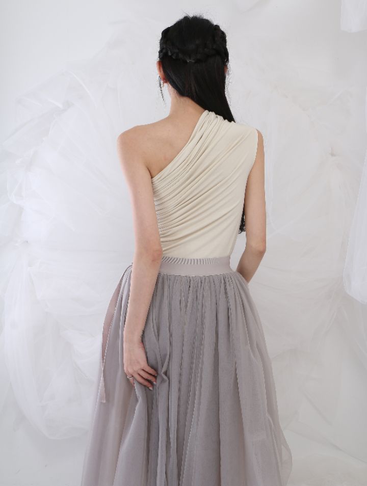 CHARLES THE SECOND韓國㊣直郵東大門代購女裝新品25春夏吊帶背心褶皺CHARLES THE SECOND/CHEAP-CHIC吊帶/背心