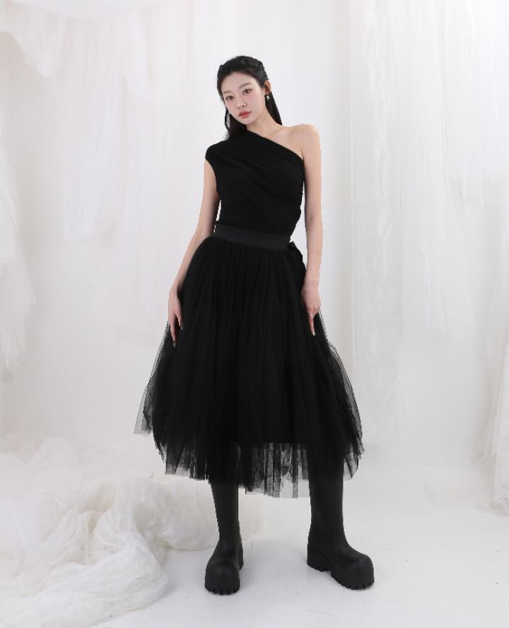 CHARLES THE SECOND韓國㊣直郵東大門代購女裝新品25春夏吊帶背心褶皺CHARLES THE SECOND/CHEAP-CHIC吊帶/背心