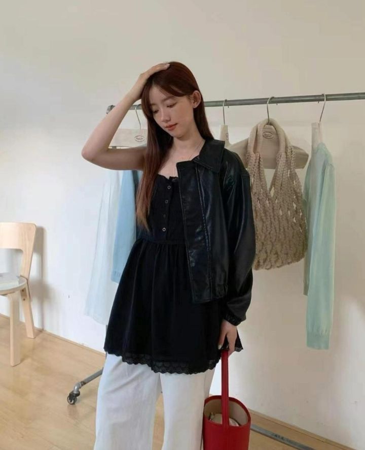 BELLINO293韓國直郵㊣東大門實拍女裝新品時尚休閑推薦連衣裙BOBBIE DOLL連衣裙