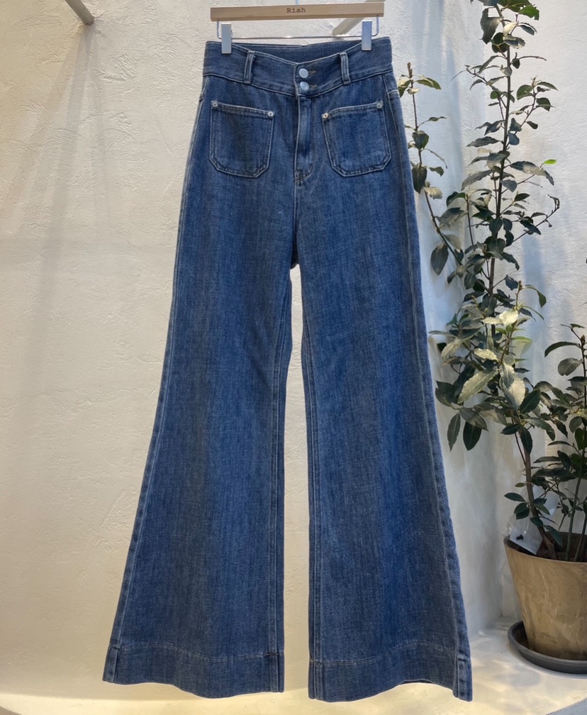 RIAH韓國直郵㊣東大門實拍女裝新品推薦人氣熱賣牛仔褲口袋RIAH牛仔褲