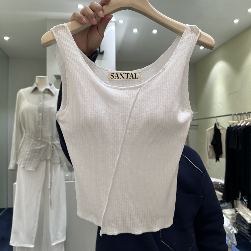 SANTAL韓國直郵㊣東大門實拍女裝新款人氣時尚25春夏吊帶背心SANTAL吊帶/背心
