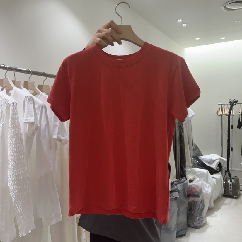 AVECNOUS韓國直郵㊣女裝新品時尚職業人氣熱賣推薦25春夏T恤AVECNOUST恤圖色4