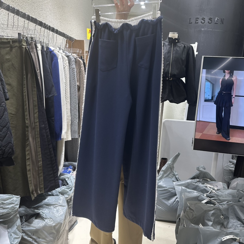 LESSEN韓國㊣直郵東大門代購女裝新品推薦人氣休閑熱賣休閑褲LESSEN休閑褲