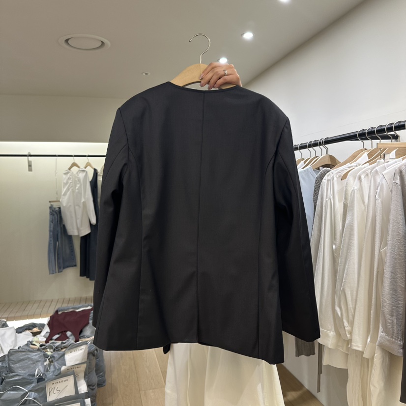 WINSOME直郵韓國代購㊣女裝新品推薦人氣休閑職業25春夏夾克WINSOME夾克
