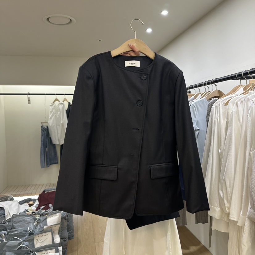 WINSOME直郵韓國代購㊣女裝新品推薦人氣休閑職業25春夏夾克WINSOME夾克圖色1