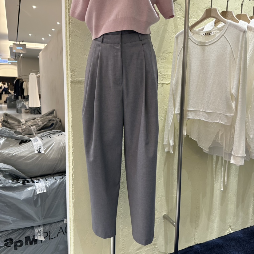 SANTAL韓國㊣直郵東大門代購女裝新品25春夏推薦職業休閑褲SANTAL休閑褲圖色2