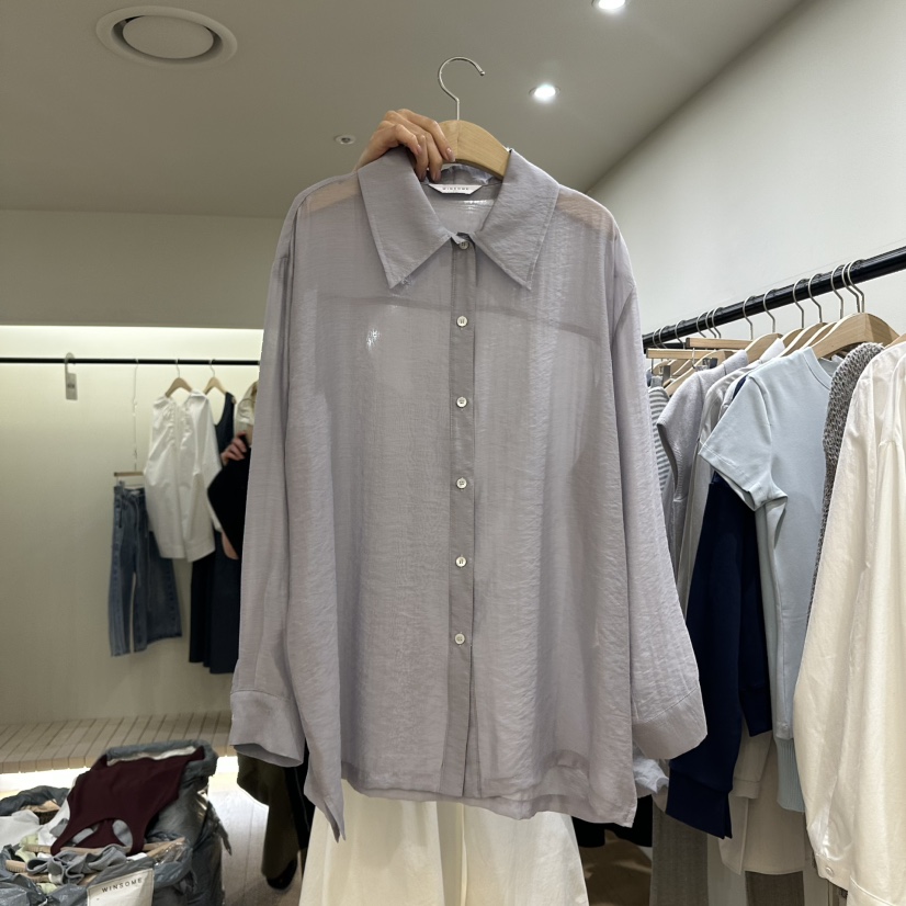 WINSOME韓國直郵㊣東大門實拍女裝新品職業熱賣人氣襯衫蕾絲衫WINSOME襯衫/蕾絲衫圖色2