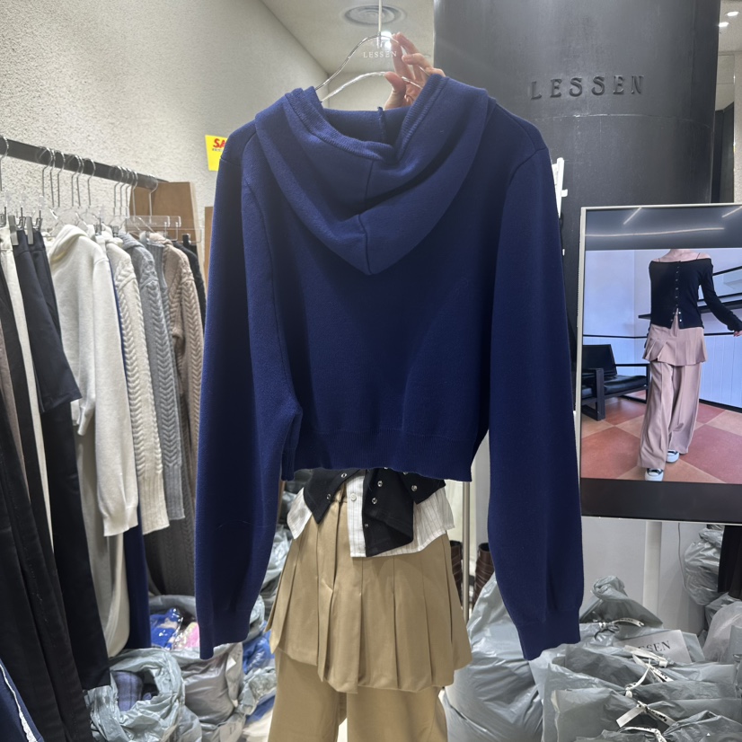LESSEN韓國直郵㊣東大門實拍女裝新款人氣25春夏推薦夾克兜帽LESSEN夾克