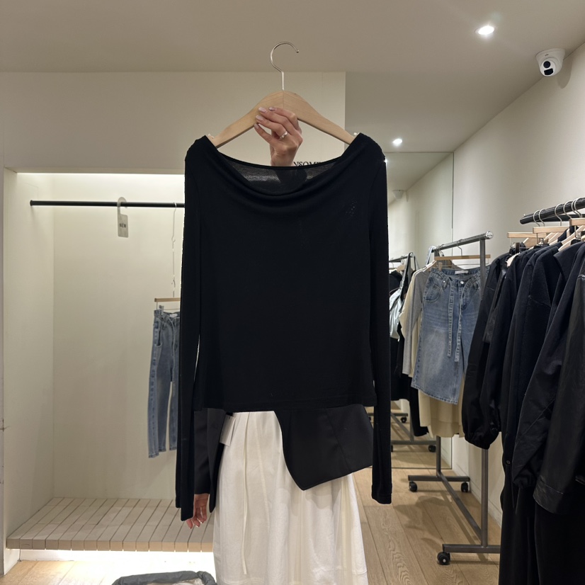 WINSOME韓國直郵㊣東大門實拍女裝新款休閑推薦熱賣長袖T恤WINSOME長袖T恤圖色4