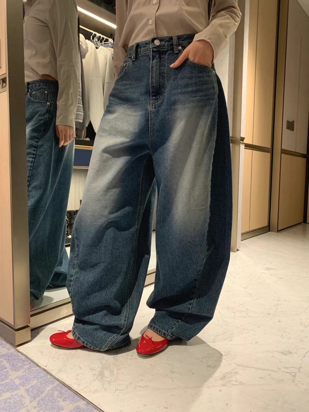 FORMAL韓國㊣直郵東大門代購女裝新品時尚人氣推薦25春夏牛仔褲FORMAL牛仔褲