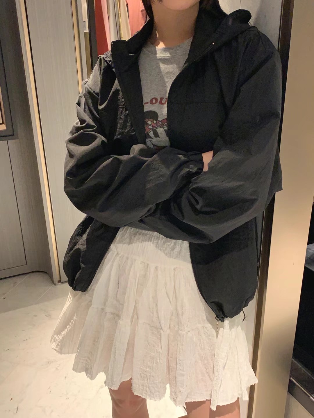 FORMAL韓國直郵㊣女裝新款時尚25春夏休閑推薦人氣夾克褶皺FORMAL夾克