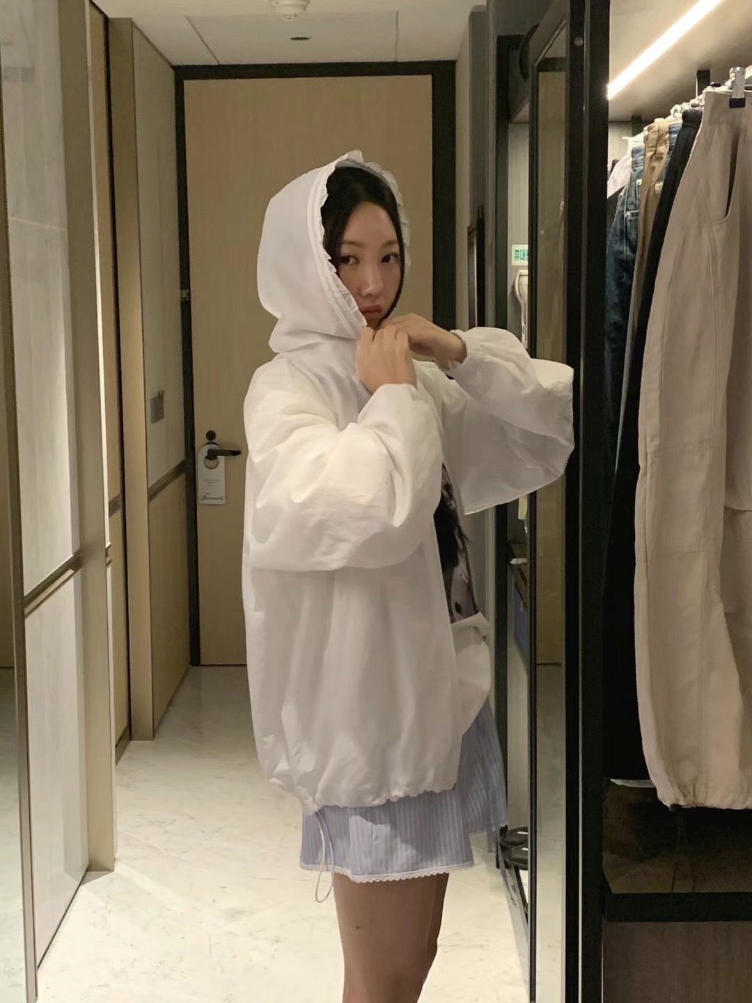 FORMAL韓國直郵㊣女裝新款時尚25春夏休閑推薦人氣夾克褶皺FORMAL夾克