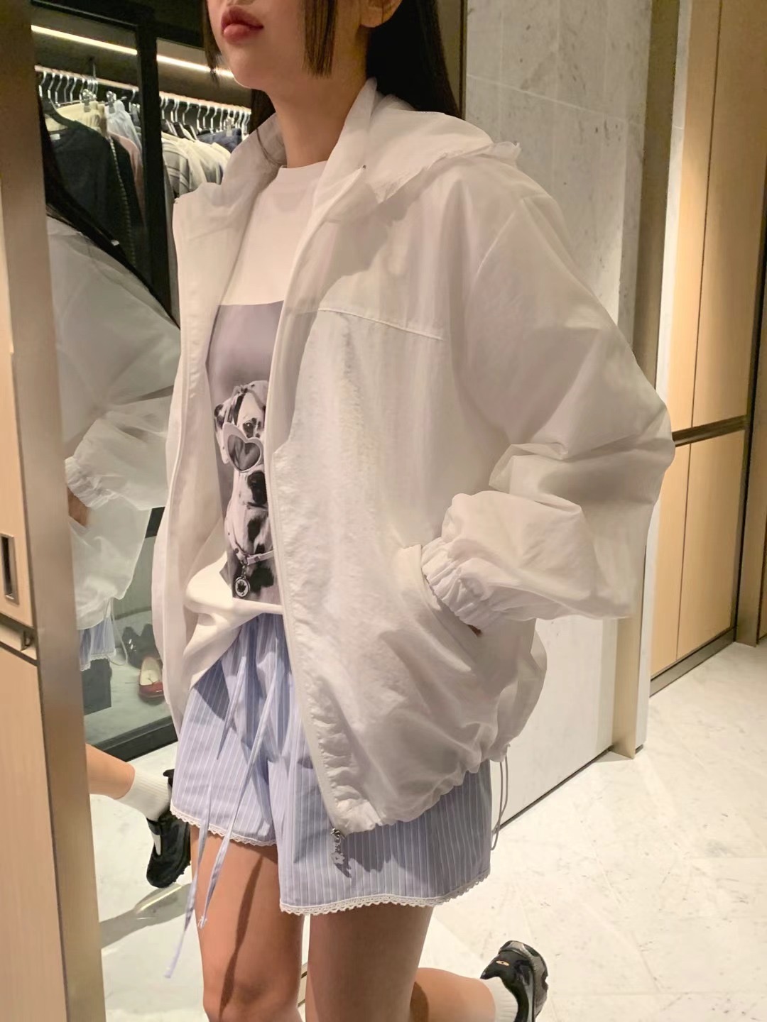 FORMAL韓國直郵㊣女裝新款時尚25春夏休閑推薦人氣夾克褶皺FORMAL夾克