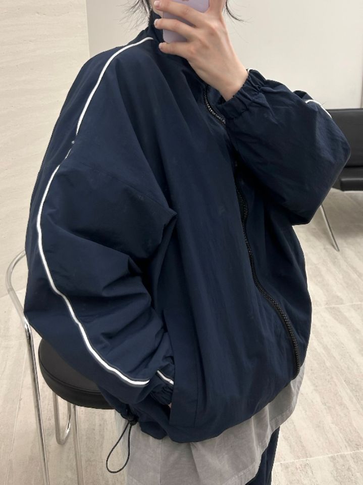 HESTORY韓國直郵㊣東大門實拍女裝新品休閑25春夏時尚夾克拉鏈HESTORY夾克