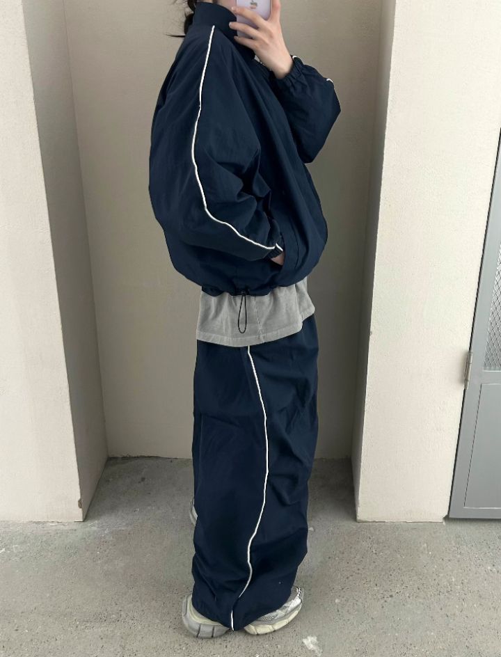 HESTORY韓國直郵㊣東大門實拍女裝新品推薦人氣熱賣休閑褲拉鏈HESTORY休閑褲