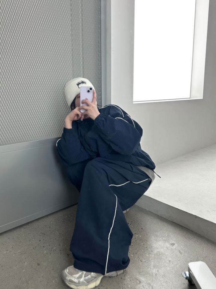 HESTORY韓國直郵㊣東大門實拍女裝新品推薦人氣熱賣休閑褲拉鏈HESTORY休閑褲