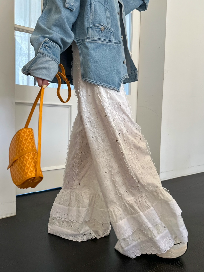 81 MARKET-L直郵韓國代購㊣女裝新品推薦人氣25春夏休閑褲81 MARKET-L休閑褲
