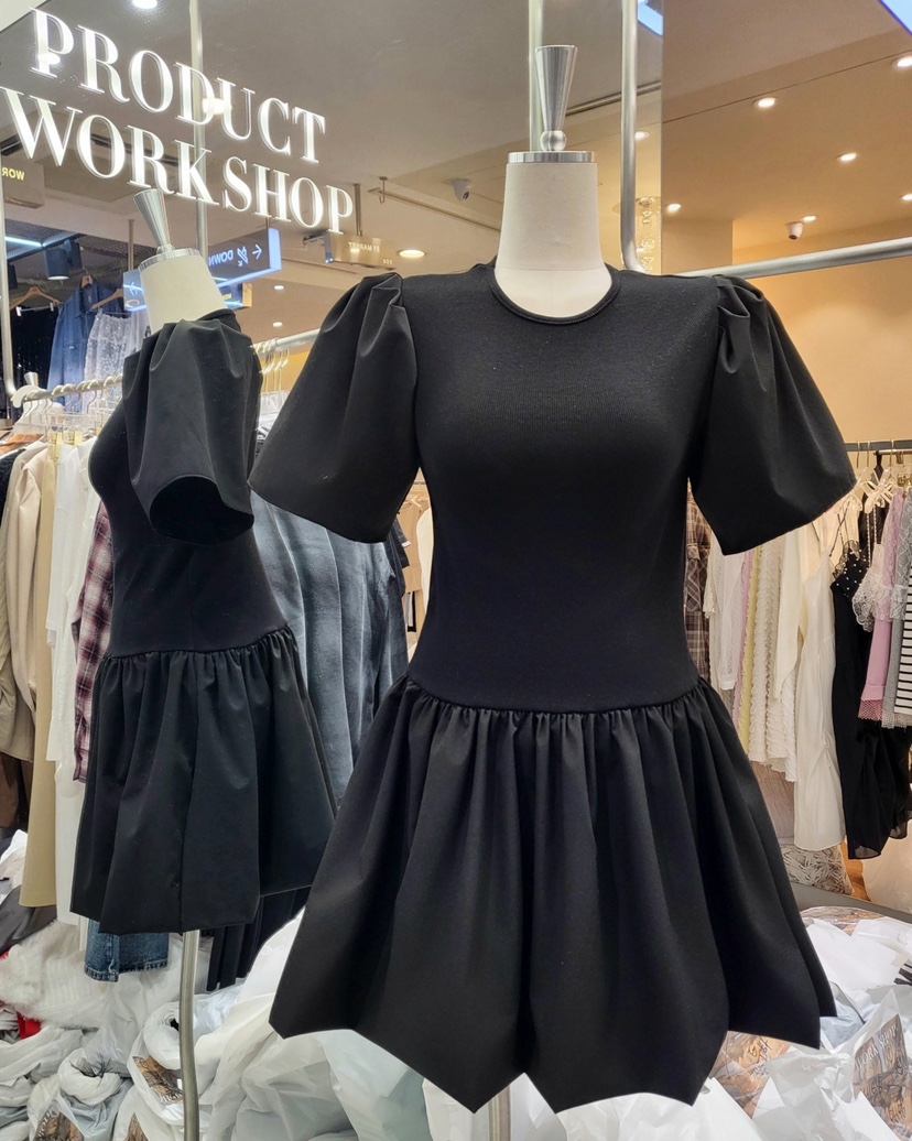 WORK SHOP韓國㊣直郵東大門代購女裝新品熱賣休閑職業連衣裙Work_shop連衣裙圖色2