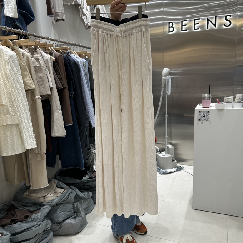 BEENS直郵韓國代購㊣女裝新品人氣熱賣休閑推薦職業25春夏休閑褲BEENS休閑褲