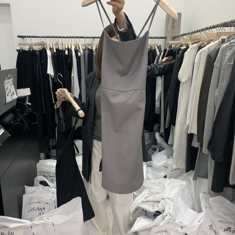 RECOVER-OT韓國直郵㊣女裝新款職業休閑人氣時尚25春夏連衣裙RECOVER/MOMENT連衣裙圖色2