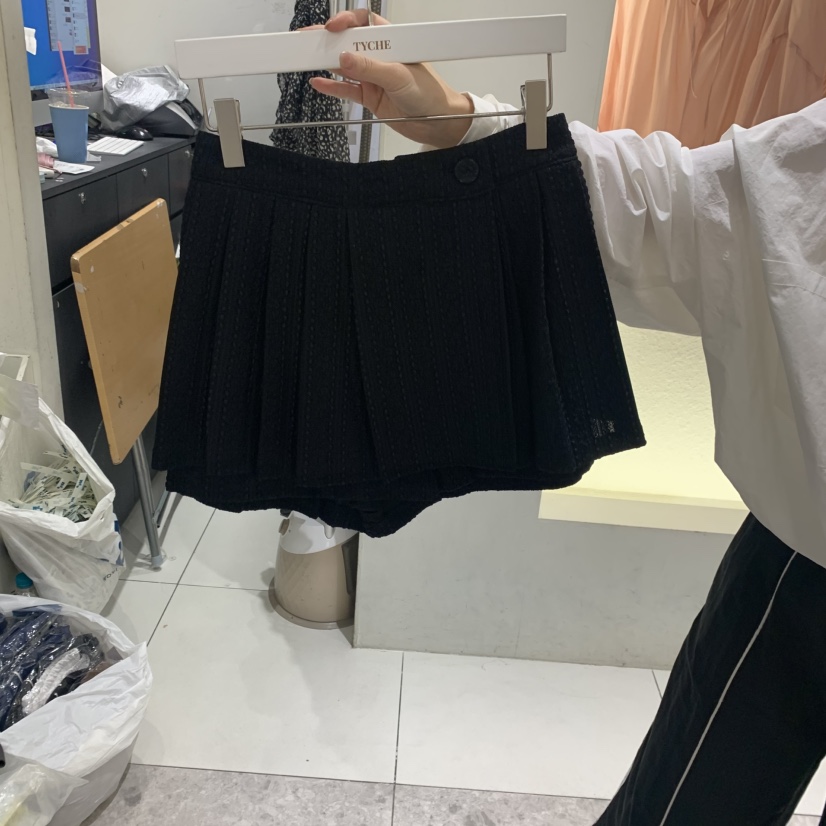 TYCHE韓國直郵㊣女裝新品時尚休閑人氣25春夏推薦裙褲百褶蕾絲TYCHE裙褲圖色2