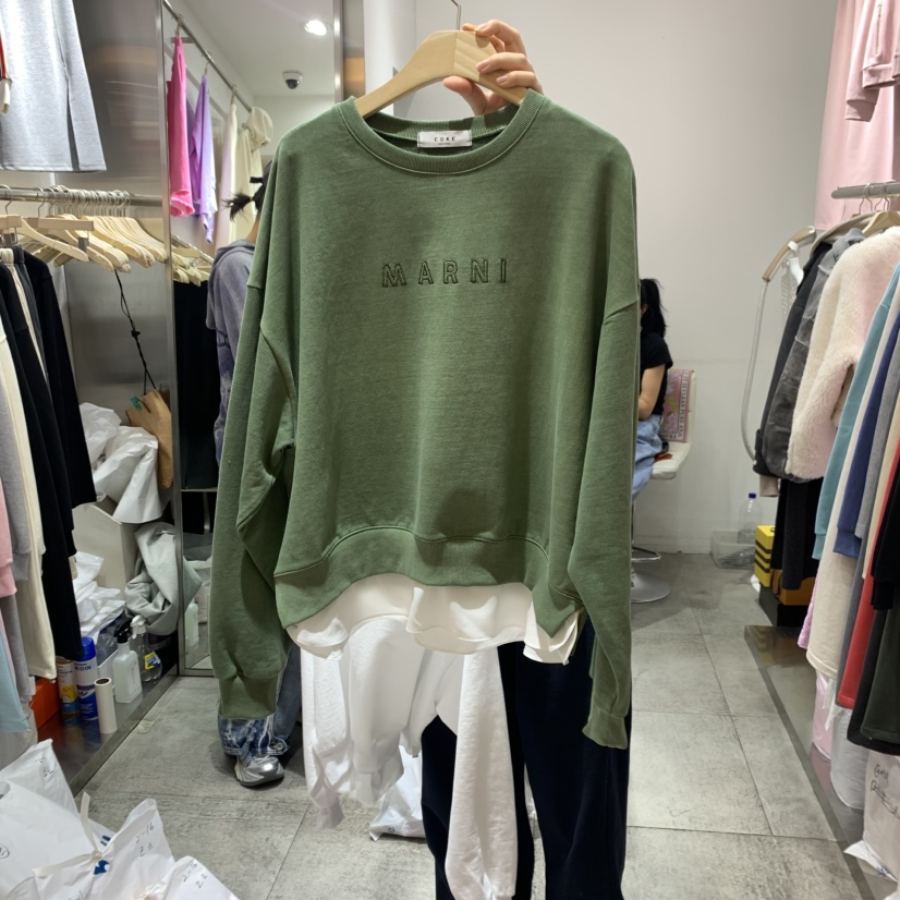 COKE CAKE直郵韓國代購㊣女裝新款推薦25春夏人氣職業衛衣CHAE衛衣圖色2
