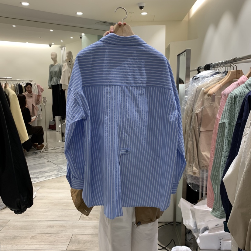 ADELINE韓國㊣直郵東大門代購女裝新款人氣熱賣推薦襯衫蕾絲衫ADELINE襯衫/蕾絲衫