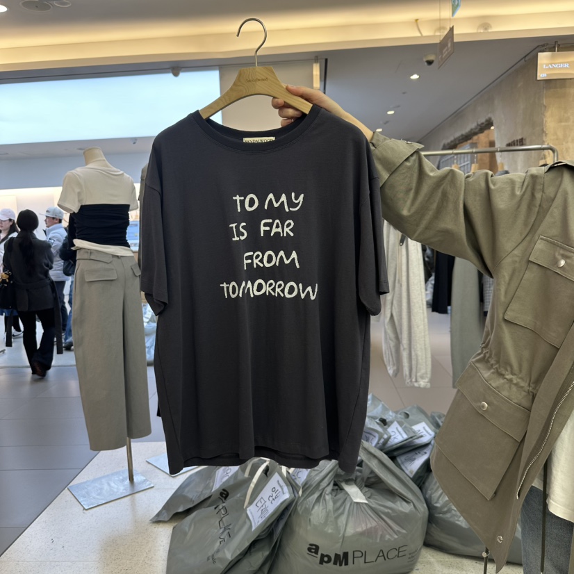 SANDALWOOD直郵韓國代購㊣女裝新品熱賣職業時尚人氣25春夏T恤SANDALWOODT恤