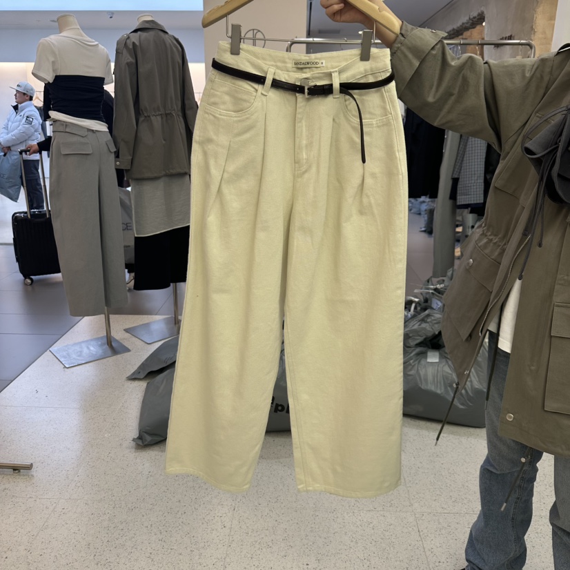 SANDALWOOD直郵韓國代購㊣女裝新品職業時尚人氣熱賣休閑褲SANDALWOOD休閑褲圖色2