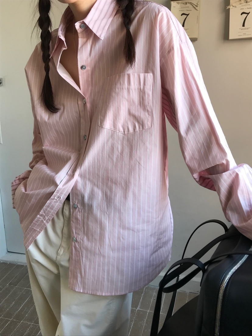 VAARA韓國直郵㊣東大門實拍女裝新款時尚25春夏休閑襯衫蕾絲衫VAARA襯衫/蕾絲衫