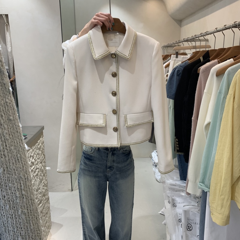 NINESQUARED韓國直郵㊣女裝新款休閑推薦人氣職業25春夏夾克NINESQUARED夾克