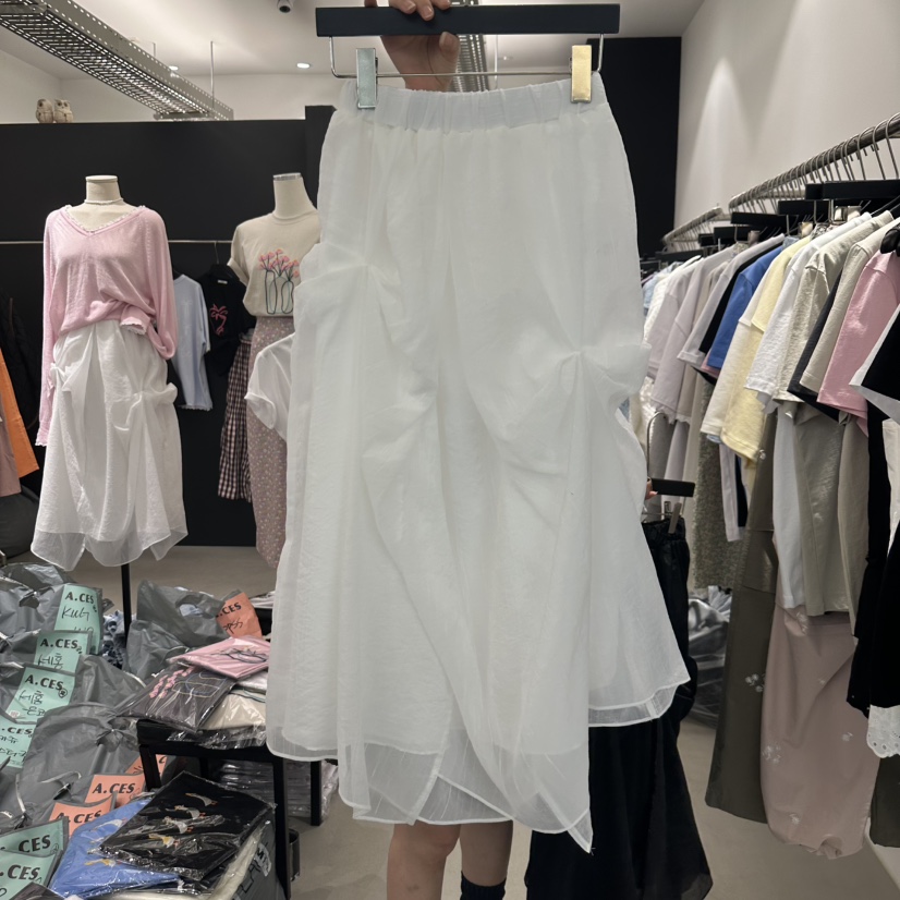 A.CES直郵韓國代購㊣女裝新品人氣時尚熱賣職業25春夏長裙A.CES長裙圖色1