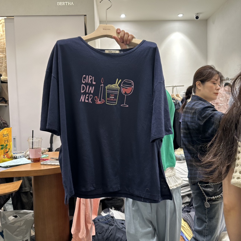 BERTHA直郵韓國代購㊣女裝新款人氣休閑職業熱賣推薦時尚T恤BERTHAT恤圖色2