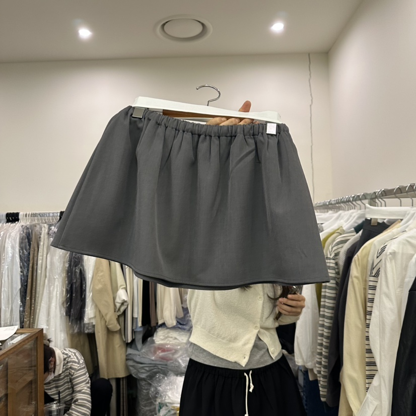 AGO韓國直郵㊣東大門實拍女裝新款熱賣推薦人氣休閑時尚短裙AGO短裙