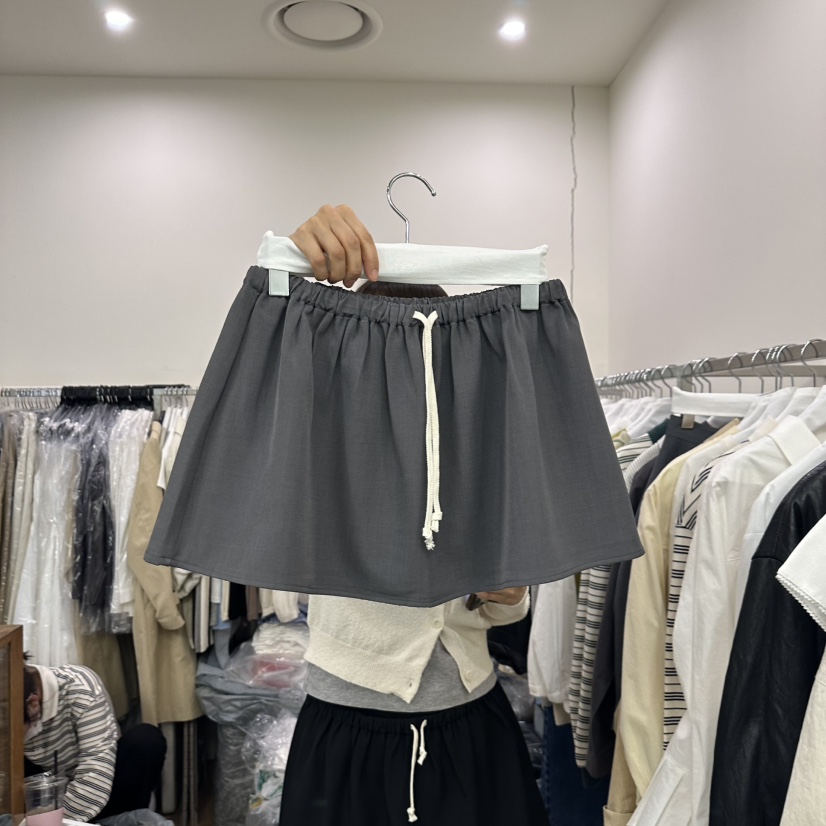 AGO韓國直郵㊣東大門實拍女裝新款熱賣推薦人氣休閑時尚短裙AGO短裙