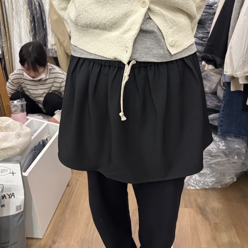 AGO韓國直郵㊣東大門實拍女裝新款熱賣推薦人氣休閑時尚短裙AGO短裙圖色2