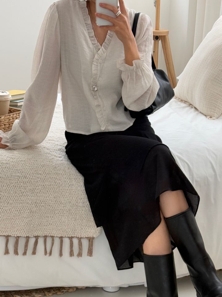 DOIT韓國代購女裝新品熱賣職業時尚真品人氣25春夏襯衫蕾絲衫DOIT襯衫/蕾絲衫
