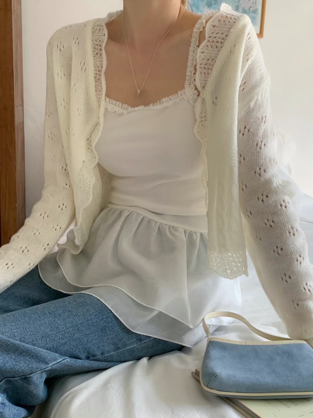 OUIR韓國直郵女士新品熱賣休閑真品人氣時尚職業25春夏針織衫OUIR針織衫圖色3