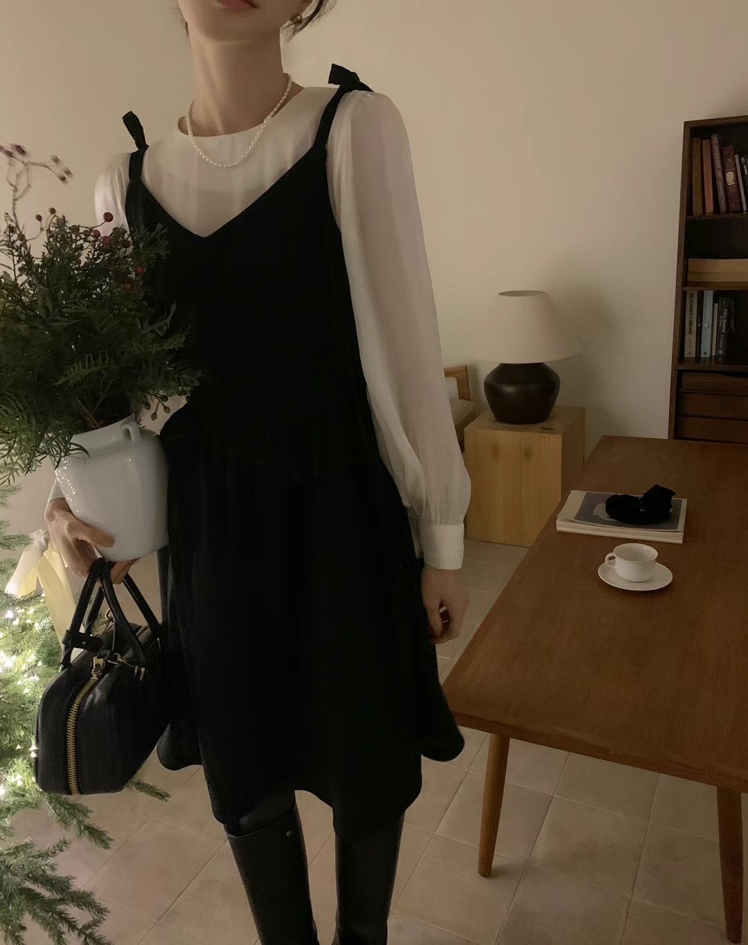 OUIR東大門實拍女士新款真品25春夏熱賣時尚推薦職業連衣裙OUIR連衣裙
