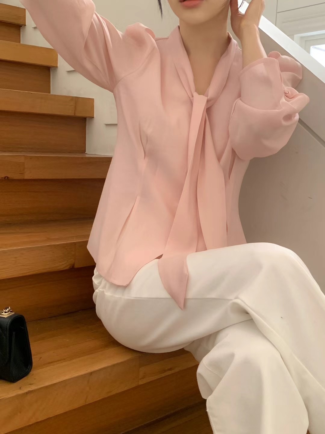 OUIR東大門實拍女裝新品人氣職業時尚推薦休閑真品襯衫蕾絲衫OUIR襯衫/蕾絲衫