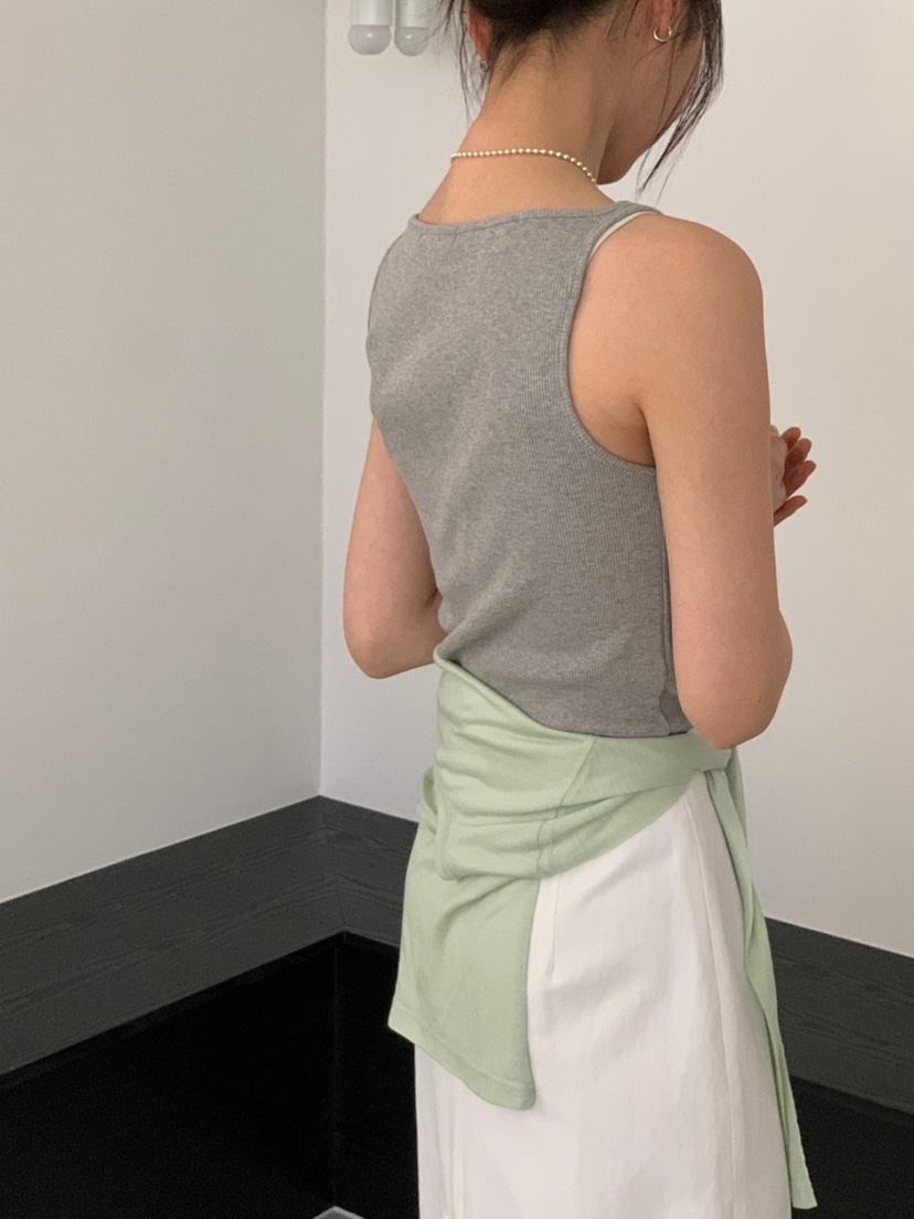LONG PEAK東大門直郵女裝新品真品職業推薦25春夏吊帶背心LONG PEAK吊帶/背心
